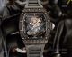 Limited Richard Mille Eagle Copy Watch With Silver Diamonds Black Rubber Band For Men (3)_th.jpg